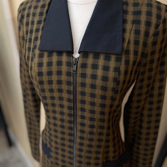 VINTAGE THE LIMITED zipper collared dress sz 2 - Picture 3 of 8